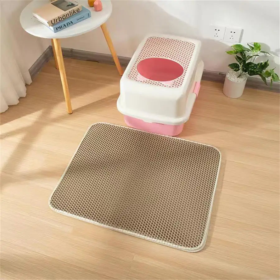Tapis de litière pour chat imperméable et résistant à l'urine
