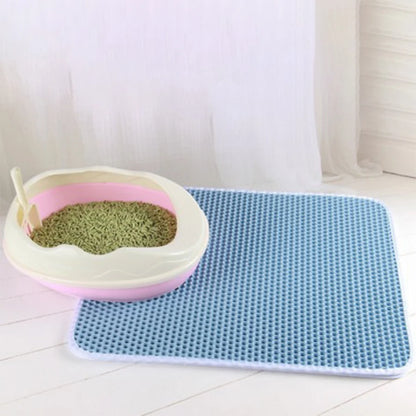 Tapis de litière pour chat imperméable et résistant à l'urine