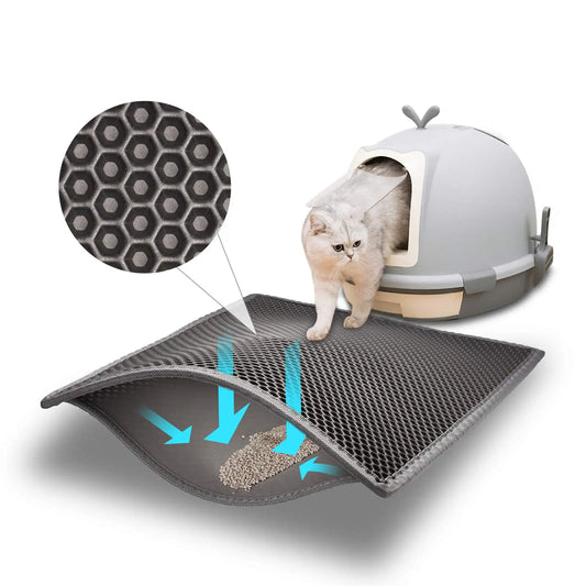 Tapis de litière pour chat imperméable et résistant à l'urine