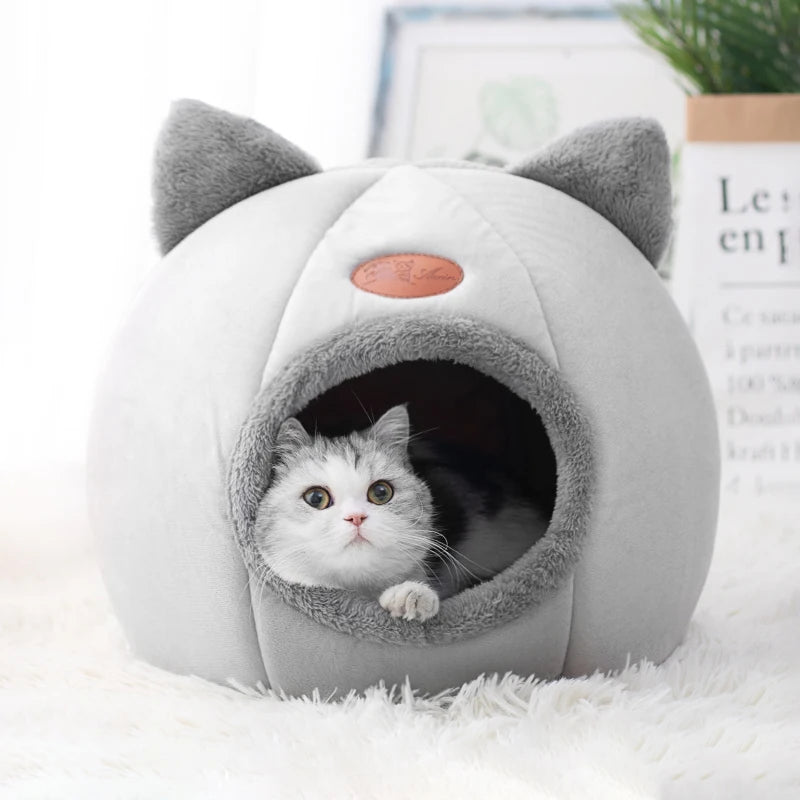 Nouveau lit pour chat confortable pour dormir profondément en hiver