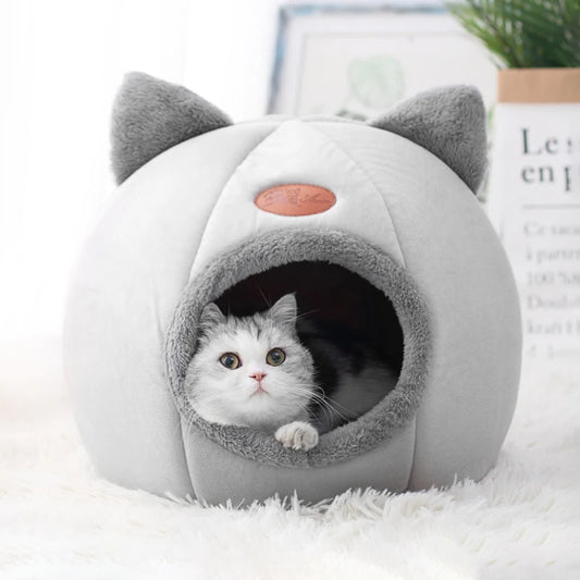 Nouveau lit pour chat confortable pour dormir profondément en hiver