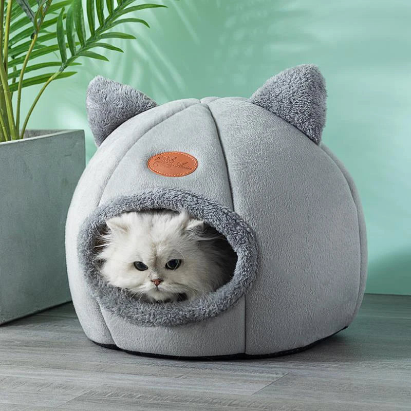 Nouveau lit pour chat confortable pour dormir profondément en hiver