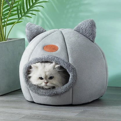 Nouveau lit pour chat confortable pour dormir profondément en hiver