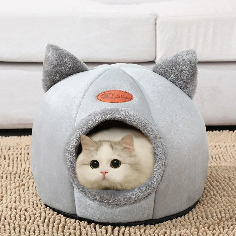 Nouveau lit pour chat confortable pour dormir profondément en hiver