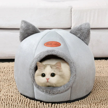 Nouveau lit pour chat confortable pour dormir profondément en hiver