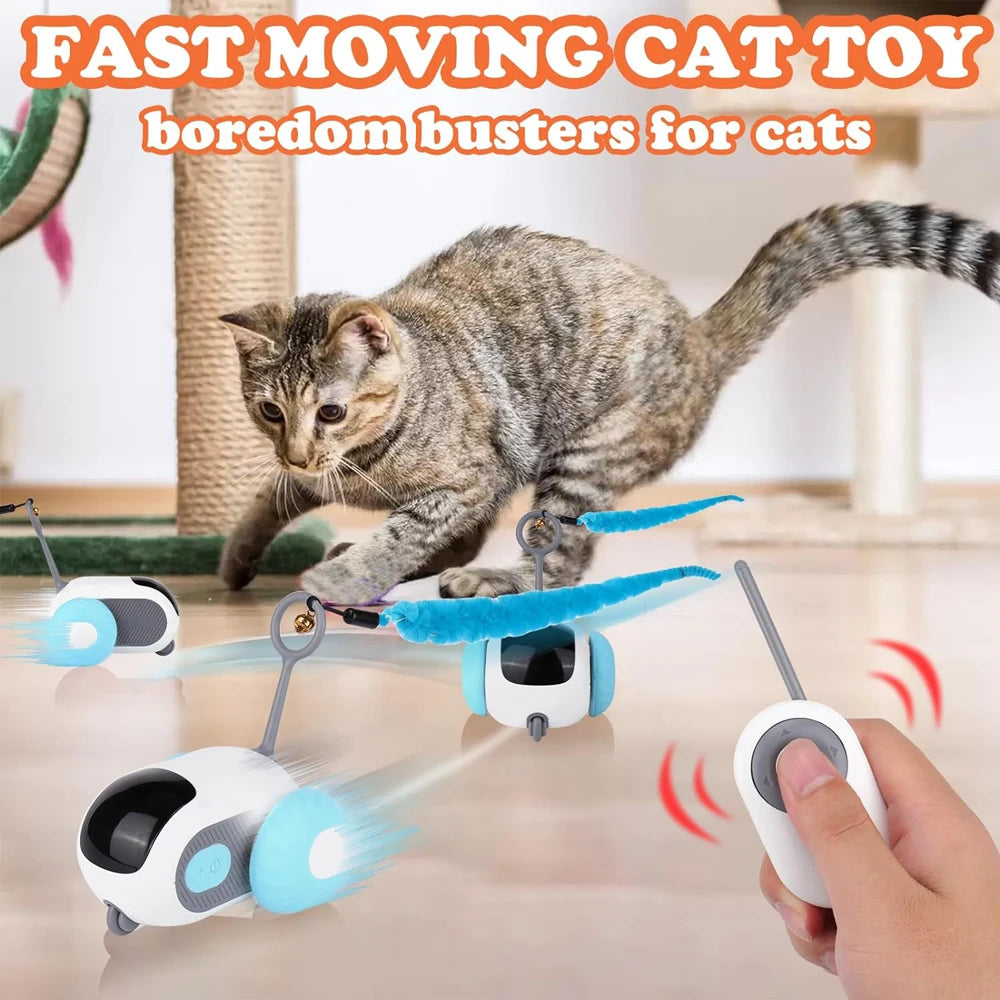 Jouet intelligent pour chat 2 modes déplacement automatique
