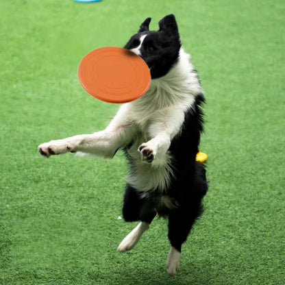 Jouet amusant en silicone pour chien et chat, soucoupe volante