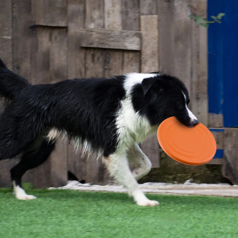 Jouet amusant en silicone pour chien et chat, soucoupe volante