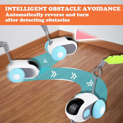 Jouet intelligent pour chat 2 modes déplacement automatique