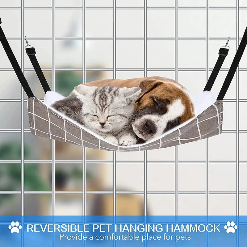 Hamac suspendu pour chat avec sangles réglables