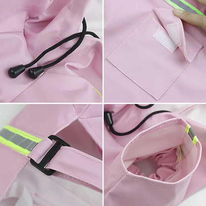 Manteau imperméable pour chien de grande taille