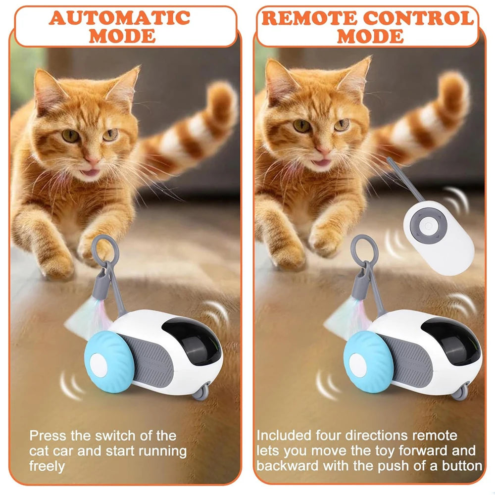 Jouet intelligent pour chat 2 modes déplacement automatique