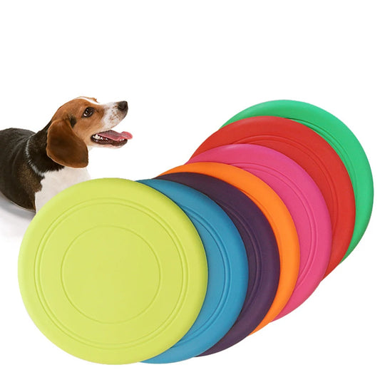 Jouet amusant en silicone pour chien et chat, soucoupe volante