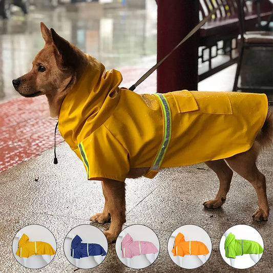 Manteau imperméable pour chien de grande taille