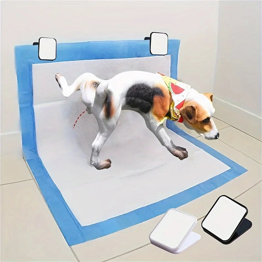 Lot de 3 supports muraux pour tapis d'urine pour chien