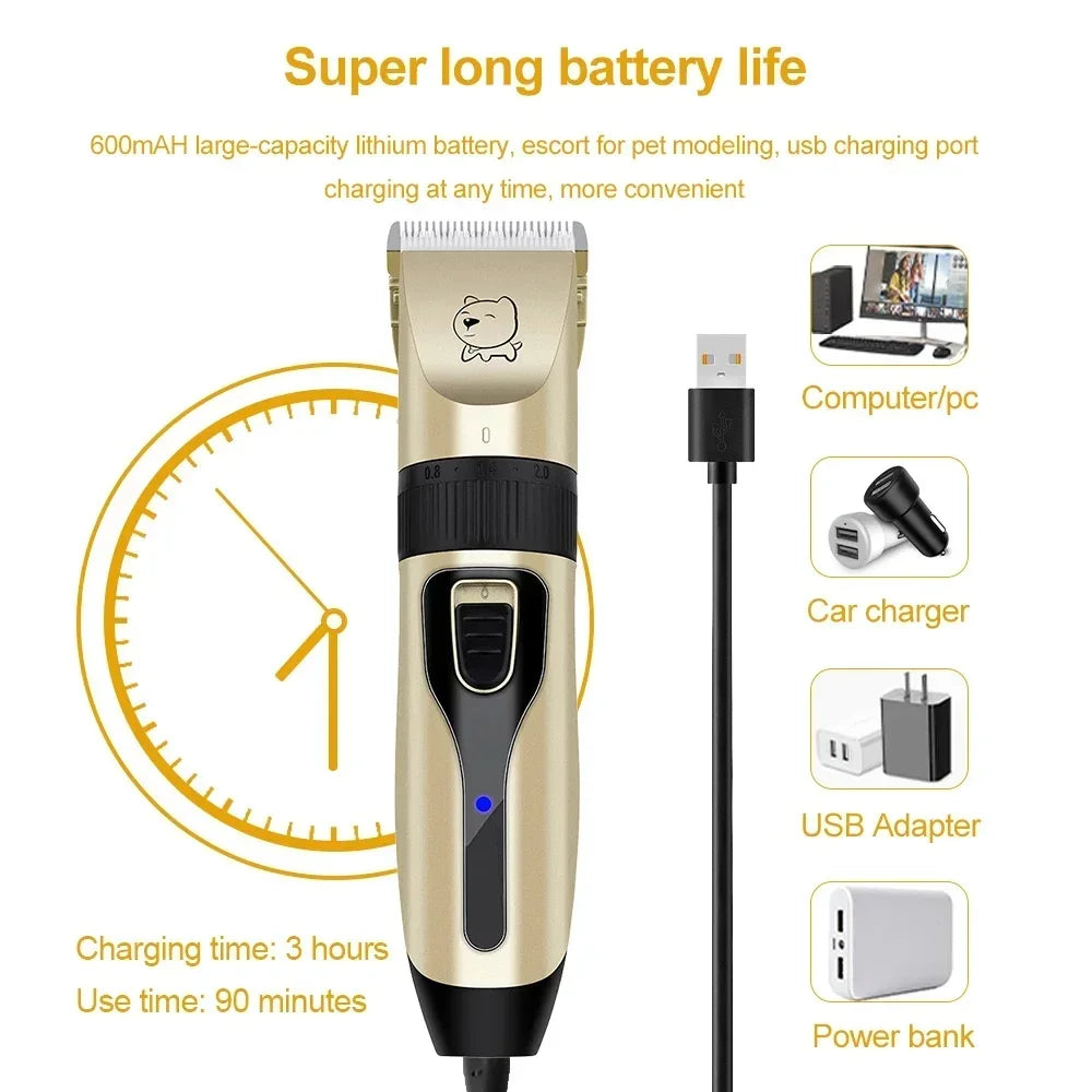 Tondeuse électrique professionnelle pour chiens et chats