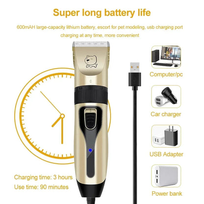 Tondeuse électrique professionnelle pour chiens et chats
